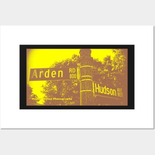 Arden Road & Hudson Avenue, Pasadena, CA by MWP Posters and Art